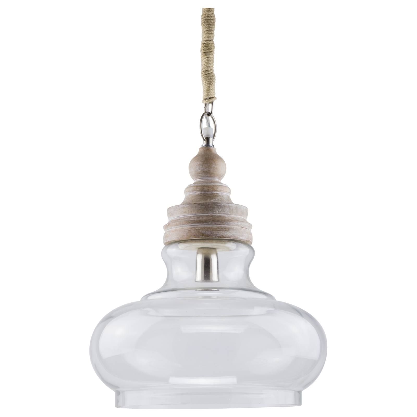 clear glass light fixture