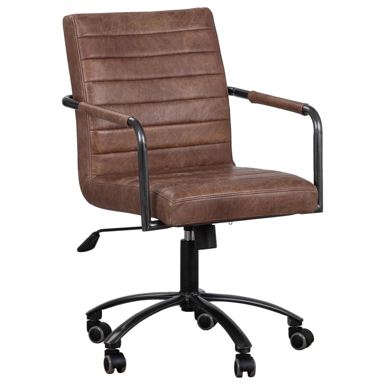 top grain leather high back office chair