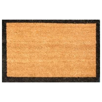 Superio Victorian Gate Coir Welcome Doormat - Black