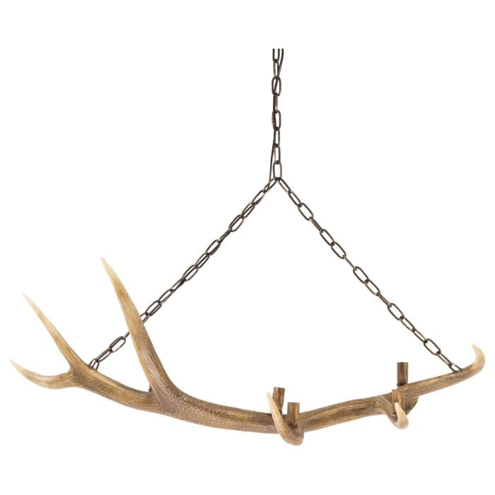 5 light antler chandelier