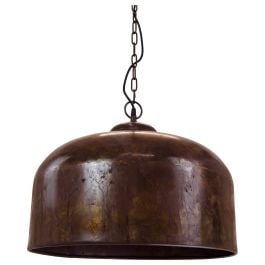 Tangier Large Iron Pendant Light, Rustic