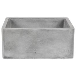 Galway 60.5x46.5x26cm Concrete Single Sink, Dark Grey