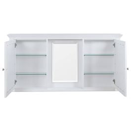 Montana 3 Mirror Cabinet, White