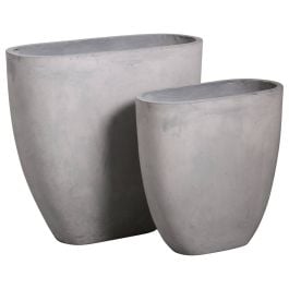 Tuscany 56x56cm Concrete Planter, Stone Grey