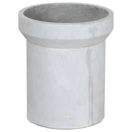 Pipe 35x40 Fibre Clay Concrete Planter, Stone Wash Grey