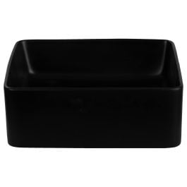 Alton Square 36cm Basin, Matte Black