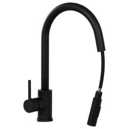 Portolo Pull Out Sink Mixer Matte Black