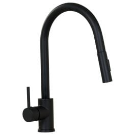 Portolo Pull Out Sink Mixer Matte Black