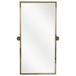 Malisa 50x100cm Tilt Mirror, Brushed Brass