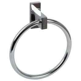 Pascala Towel Ring, Chrome