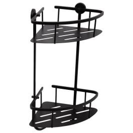 Faris Corner Shower Caddy, Matt Black