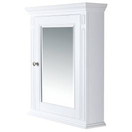 OC Classique 1000mm White Mirror Cabinet