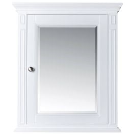 OC Classique 1000mm White Mirror Cabinet