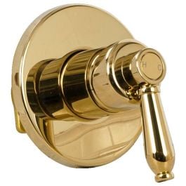 Eleanor Wall Mixer Metal Handle Gold PVD