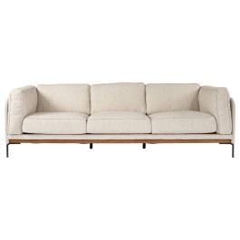 Allerdale 3.5 Seater Fabric Sofa, Cobblestone Grey