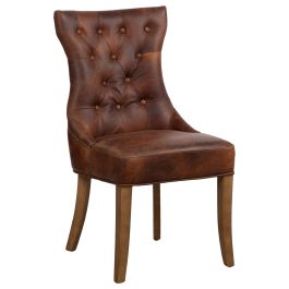 Windale Leather Vintage Nutmeg Dining Chair