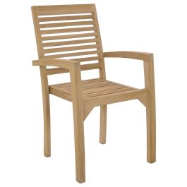 Medan 53x55x93cmTeak Arm Chair, Natural
