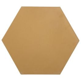 Plain Hexagon Encaustic Tile 20x20, Rust
