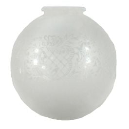 10" Sheffield Glass Shade, Frost Etch