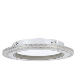 Elie 30cm 12W Led Oyster Non-Dim, Chrome