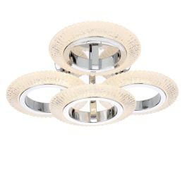 Luna 4 Ring Led, Chrome