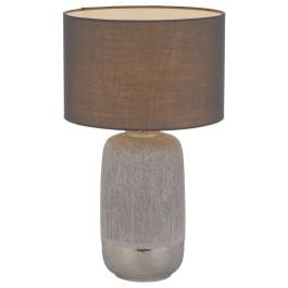 Misty Table Lamp, Silver, Grey
