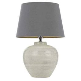 Selma Table Lamp, White