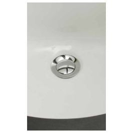 Turner Hastings Universal 32/40mm Two Piece Button Brass Pop-up Waste, Chrome