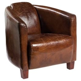 Bistro Leather Armchair