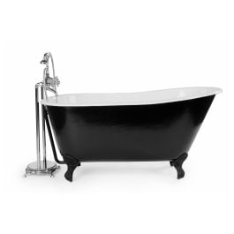 Mini 145x68cm Cast Iron Bath with Feet