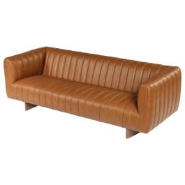 Risson 3 Seater Leather Sofa