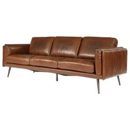 Ronan 3 Seater Leather Sofa