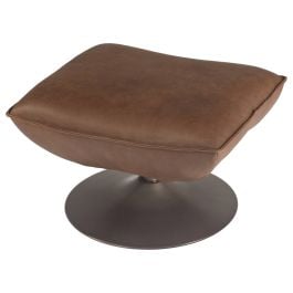 Shara Leather Footstool