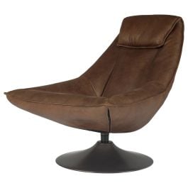 Shara Swivel Leather Chair