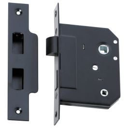 3 Lever Bathroom Lock, 44mm Backset