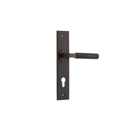 Brunswick Lever Chamfered Backplate (Entrance)