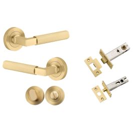 Brunswick Lever Round Rose Kit