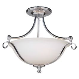 Dallas 2 Light Semi Flush Mount Light