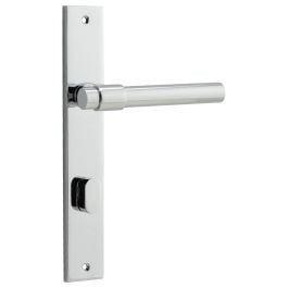 Helsinki Lever Rect Backplate (Privacy)