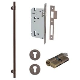 Helsinki Pull Handle 600mm Entrance Kit w Lock K/K