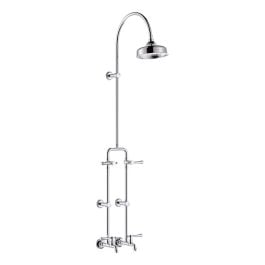 Lillian Lever Exposed Rail Shower & Bath Set