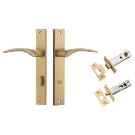 Oxford Lever Rect Backplate Kit w Privacy Turn