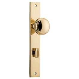 Paddington Knob Rect Backplate (Privacy)