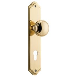 Paddington Knob Shouldered Backplate (Entrance)