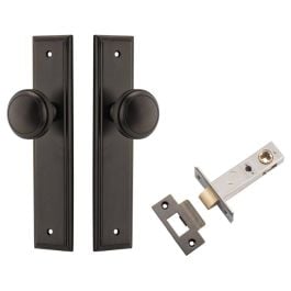 Paddington Knob Stepped Backplate Passage Kit