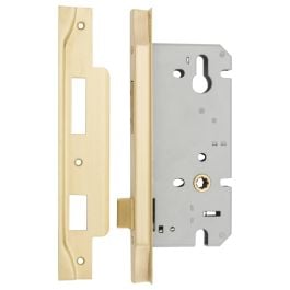 Rebated 85mm Euro Mortice Locks 60mm Backset