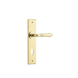 Sarlat Lever Chamfered Backplate (Entrance)