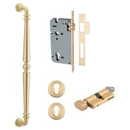 Sarlat Pull Handle 450mm Entrance Kit w Lock K/T