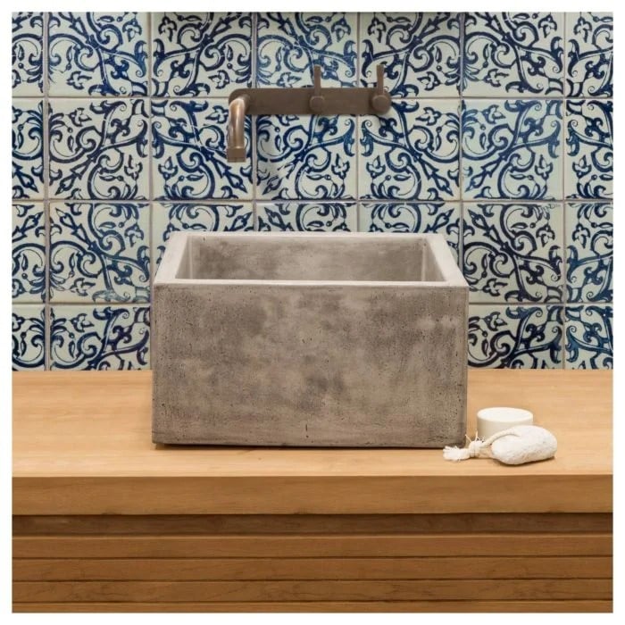 Vicola 38.1cm Square Concrete Sink