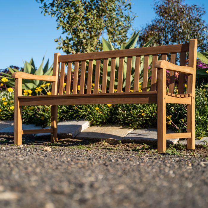 3 Seater Teak Outdoor Bench Seat